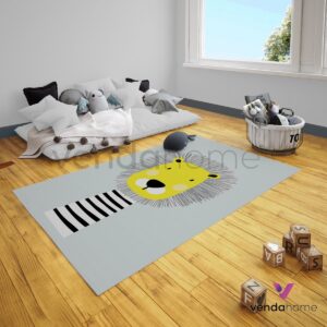 Sevimli Aslan Çocuk Odası Halısı